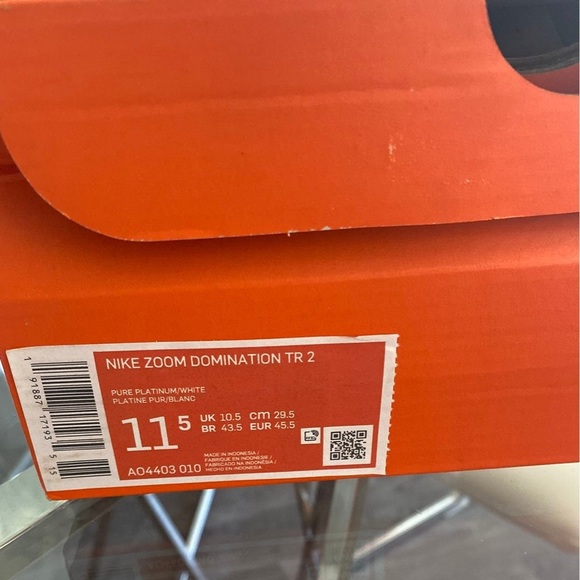 Nike Zoom Domination TR 2 Platinum/White - SZ11.5 - Picture 5 of 5